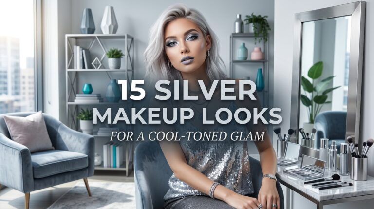 15 Silver Makeup Looks for a Cool-Toned Glam