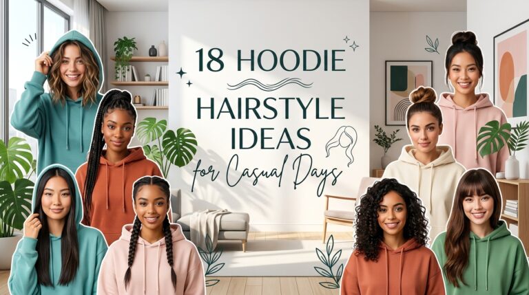 18 Hoodie Hairstyle Ideas for Casual Days That Look Cute and Easy