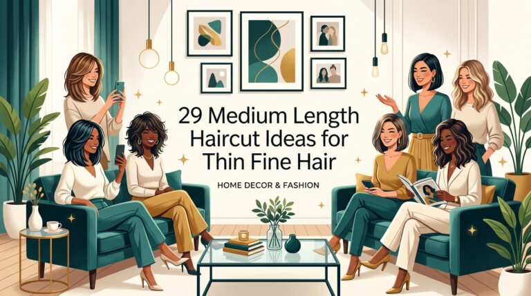 29 Medium Length Haircut Ideas for Thin Fine Hair