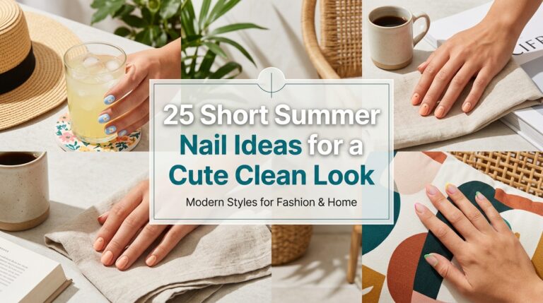 25 Short Summer Nail Ideas for a Cute Clean Look