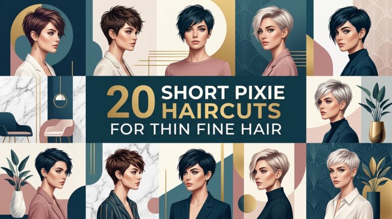 20 Short Pixie Haircuts for Thin Fine Hair That Add Shape and Volume