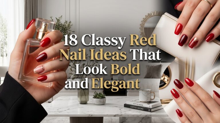 18 Classy Red Nail Ideas That Look Bold and Elegant