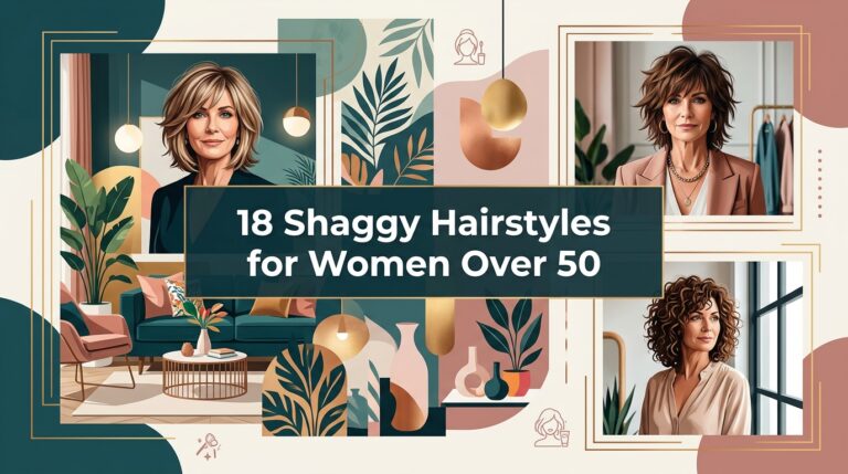 18 Shaggy Hairstyles for Women Over 50 That Add Soft Movement